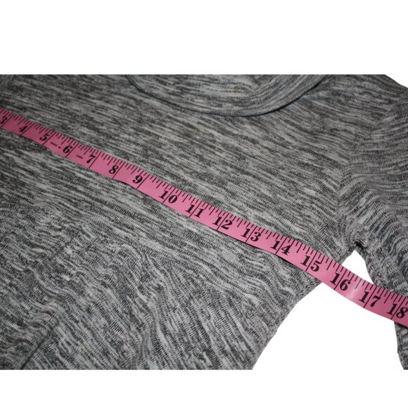 Isle by Melis Kozan Heather Gray Cowl Neck Long Sleeve Sweater Dress Women's S - Picture 8 of 12